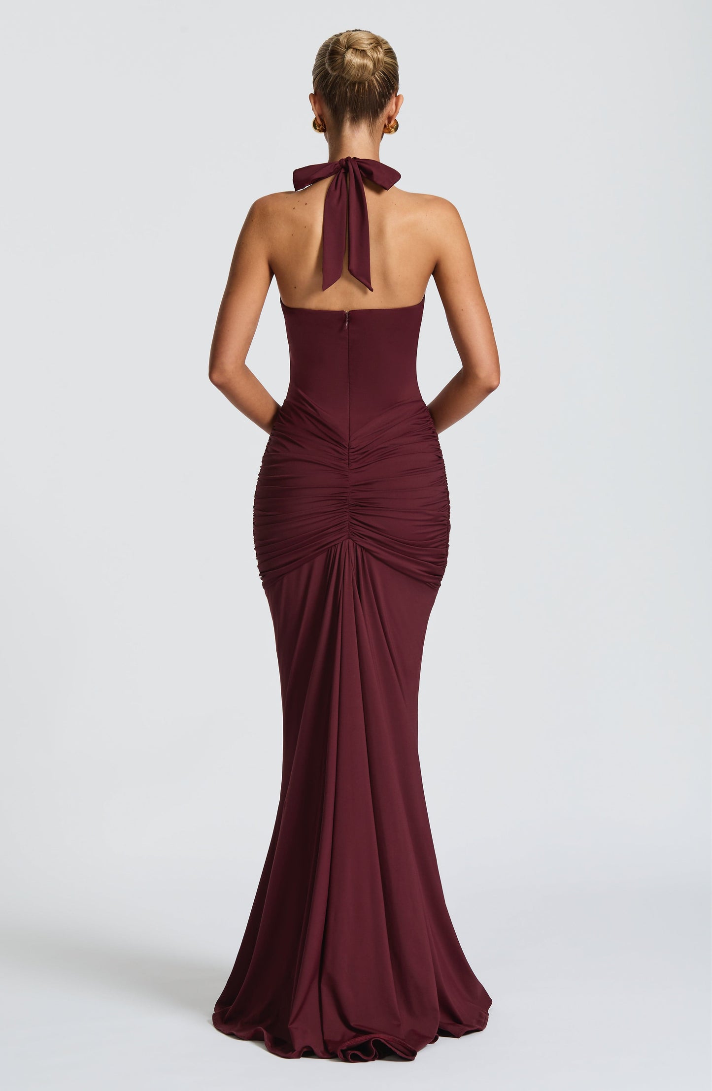 Jennifer | Elegantes Maxi-Kleid aus Drapiertem Jersey