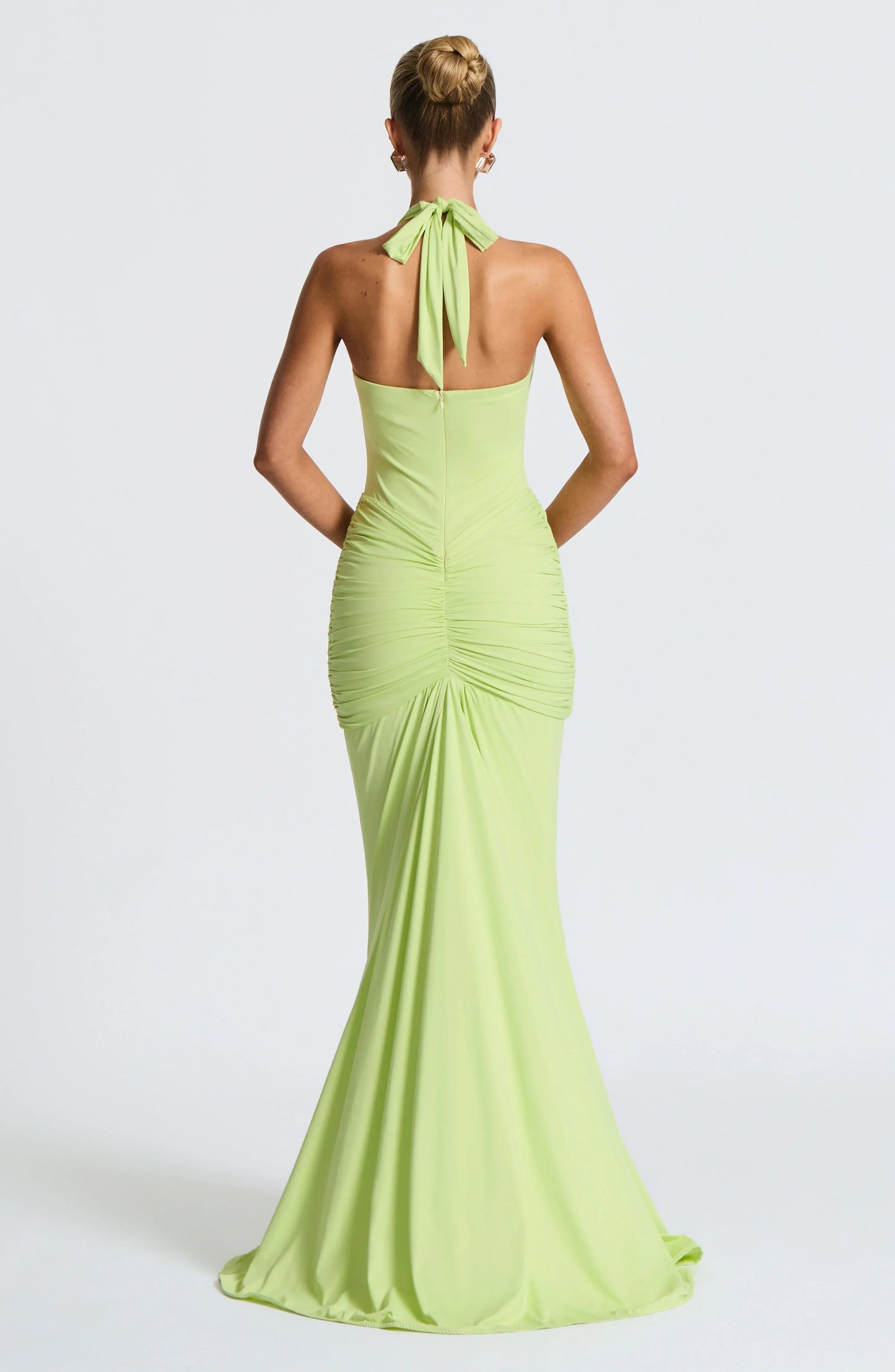 Jennifer | Elegantes Maxi-Kleid aus Drapiertem Jersey
