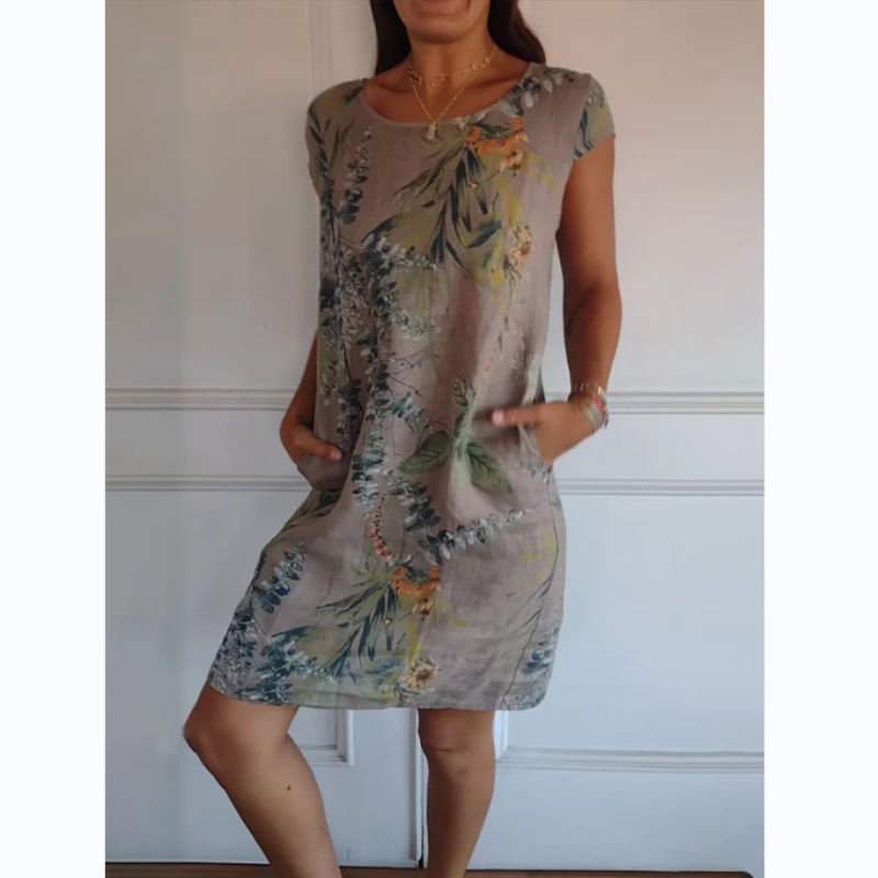 Elle - Kleid mit Rundhalsausschnitt