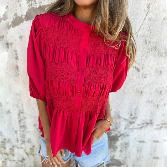 Jennifer | Elegante Bluse im Ibiza-Stil