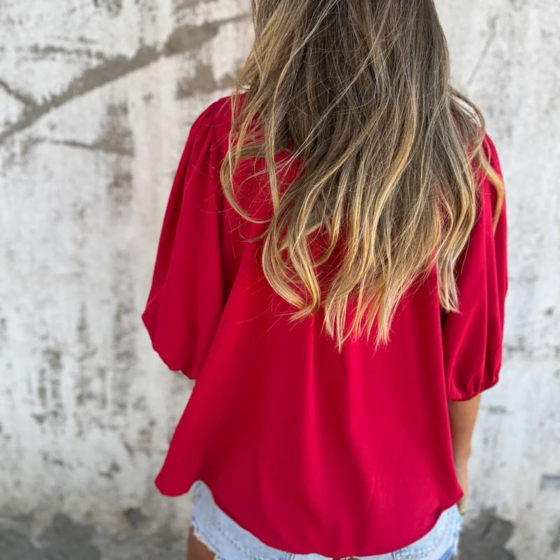 Jennifer | Elegante Bluse im Ibiza-Stil
