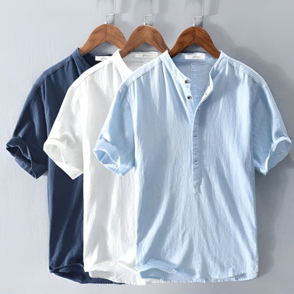 ULRICH | Elegantes Sommerhemd aus Leinen-Mix für Leichtigkeit und Komfort